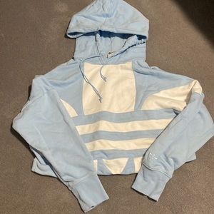 adidas size adult small cropped sweatshirt